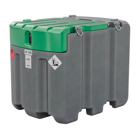 gázolajtartály, szállítható gázolajtartály, ADR mentes, szürke tartály, , szivattyú, átfolyásámérő
