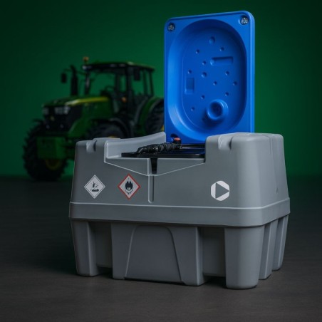 440 literes gázolajtartály, ADR mentes, zárható védőtetővel, mezőgazdaság, AGRI tartály,