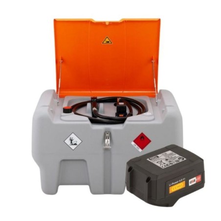 CEMO 440 literes szállítható gázolajtartály, ADR mentes, Pick-up, saját akkuval