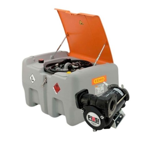 CEMO 440 literes szállítható gázolajtartály, ADR mentes, Pick-up, nagyobb teljesítményű szivattyú